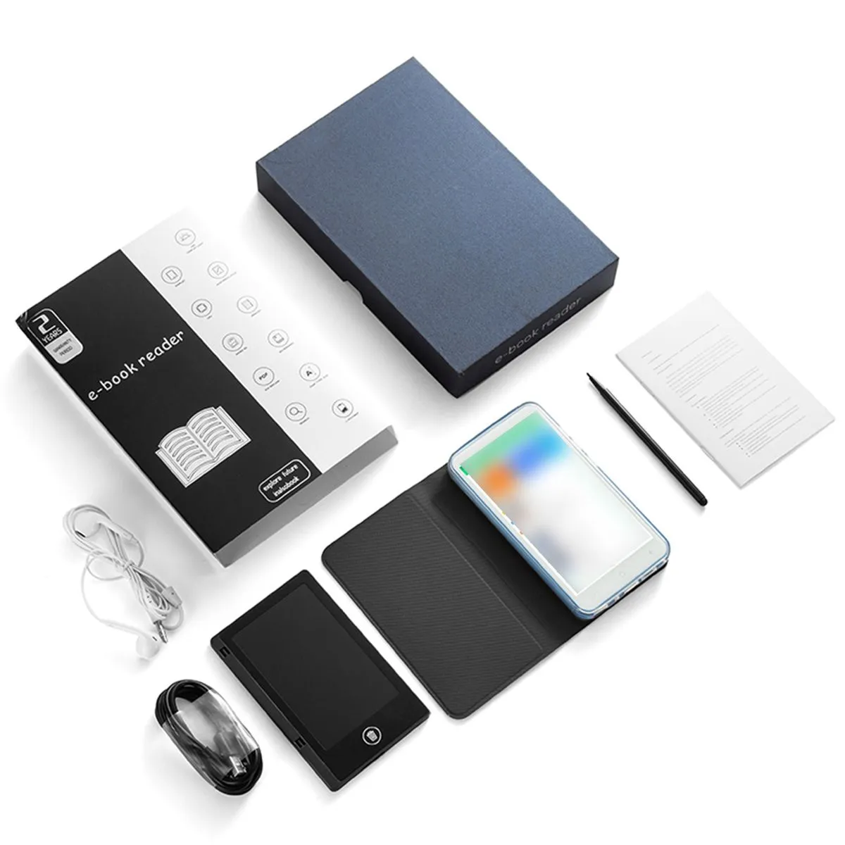5 Inch E-Reader Clear Screen, Portable with Handwriting Tablet for PDF