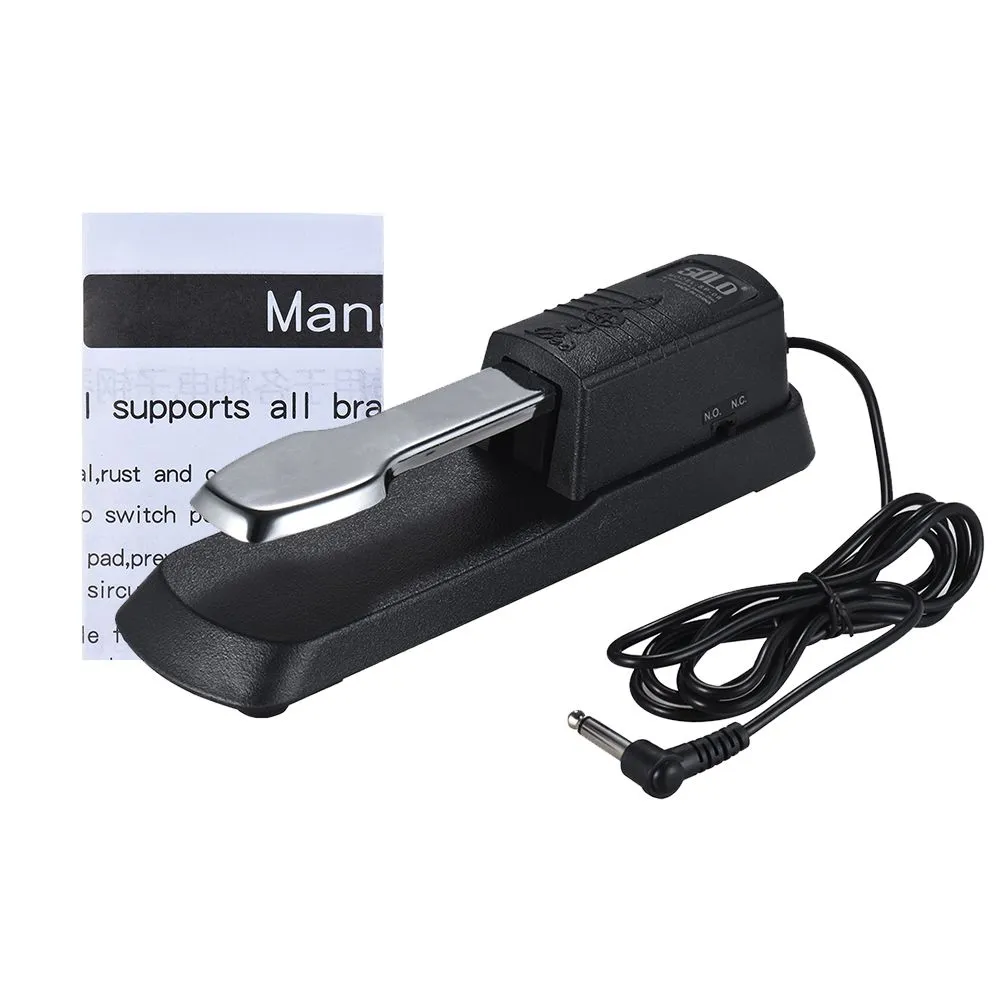 Universal Sustain Pedal, 6.35mm, Compatible With Casio Yamaha