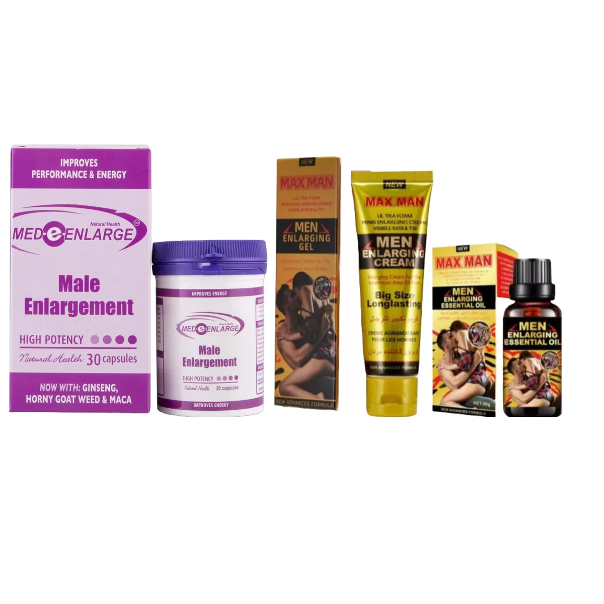 Med-e-Enlarge Male Enlargement Pills & Enlargement cream and Oil