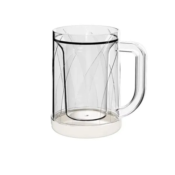 Double-Walled Freezable Beer Mugs for Chilled Drinks
