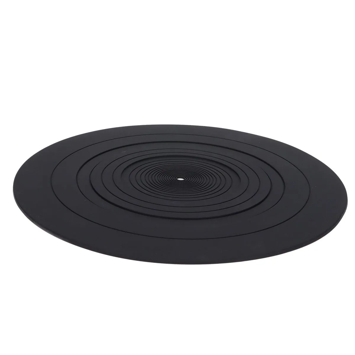Anti Static Turntable Mat, 12 Inch Rubber Pad Reduces Vibration