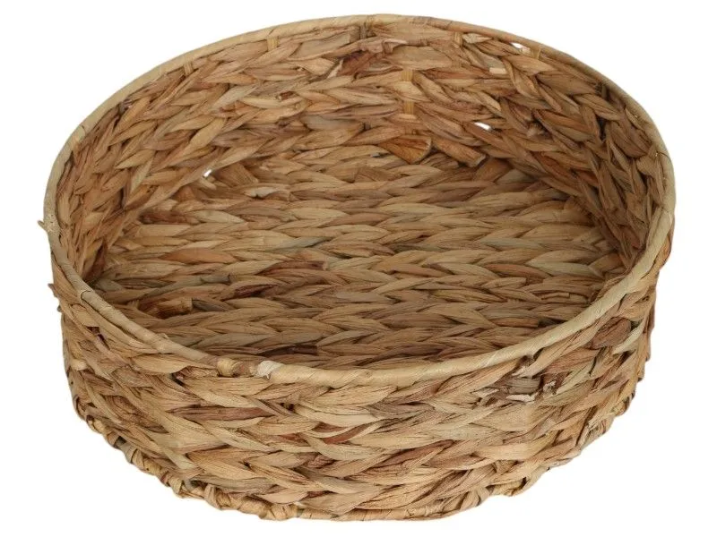 George & Mason - Round Seagrass Home Storage Basket Large - 35cm x 28cm