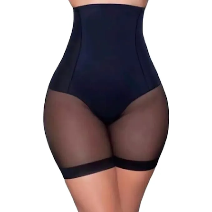 High Waist Butt Lift Tummy Control Shapewear Black Power Short