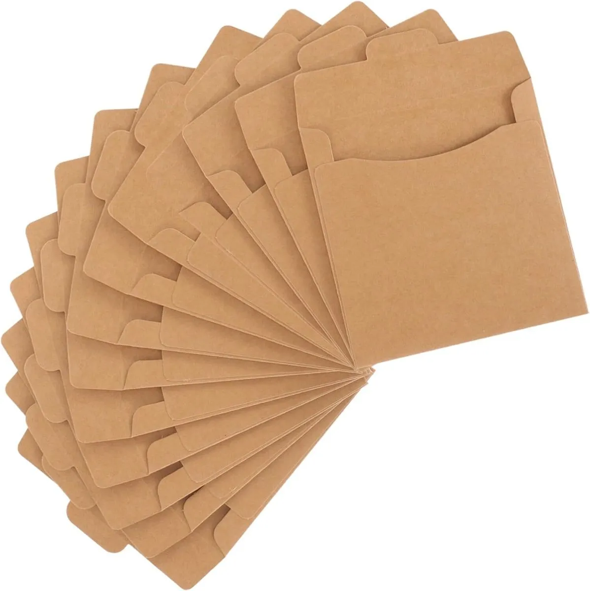 Kraft Paper Cd Dvd Sleeves Durable Storage Envelopes Scratch and Dust Resi