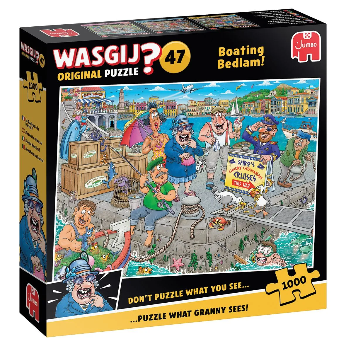 Jumbo Wasgij Original 47 - Boating Bedlam! - 1000 Pieces