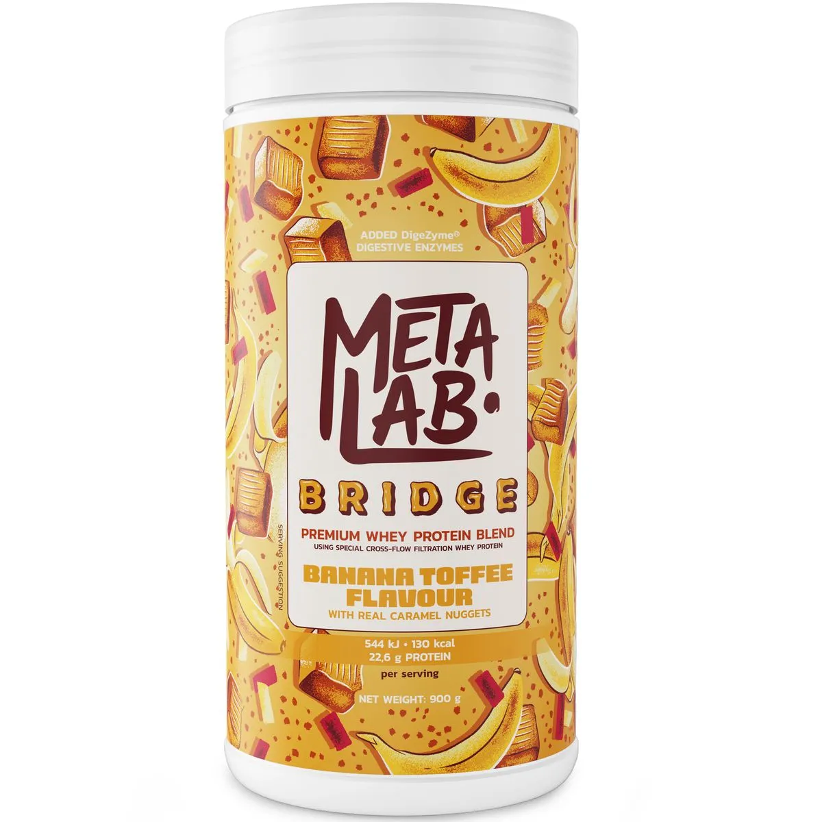 METALAB Bridge Premium Whey Protein Blend (900g) - Banana Toffee