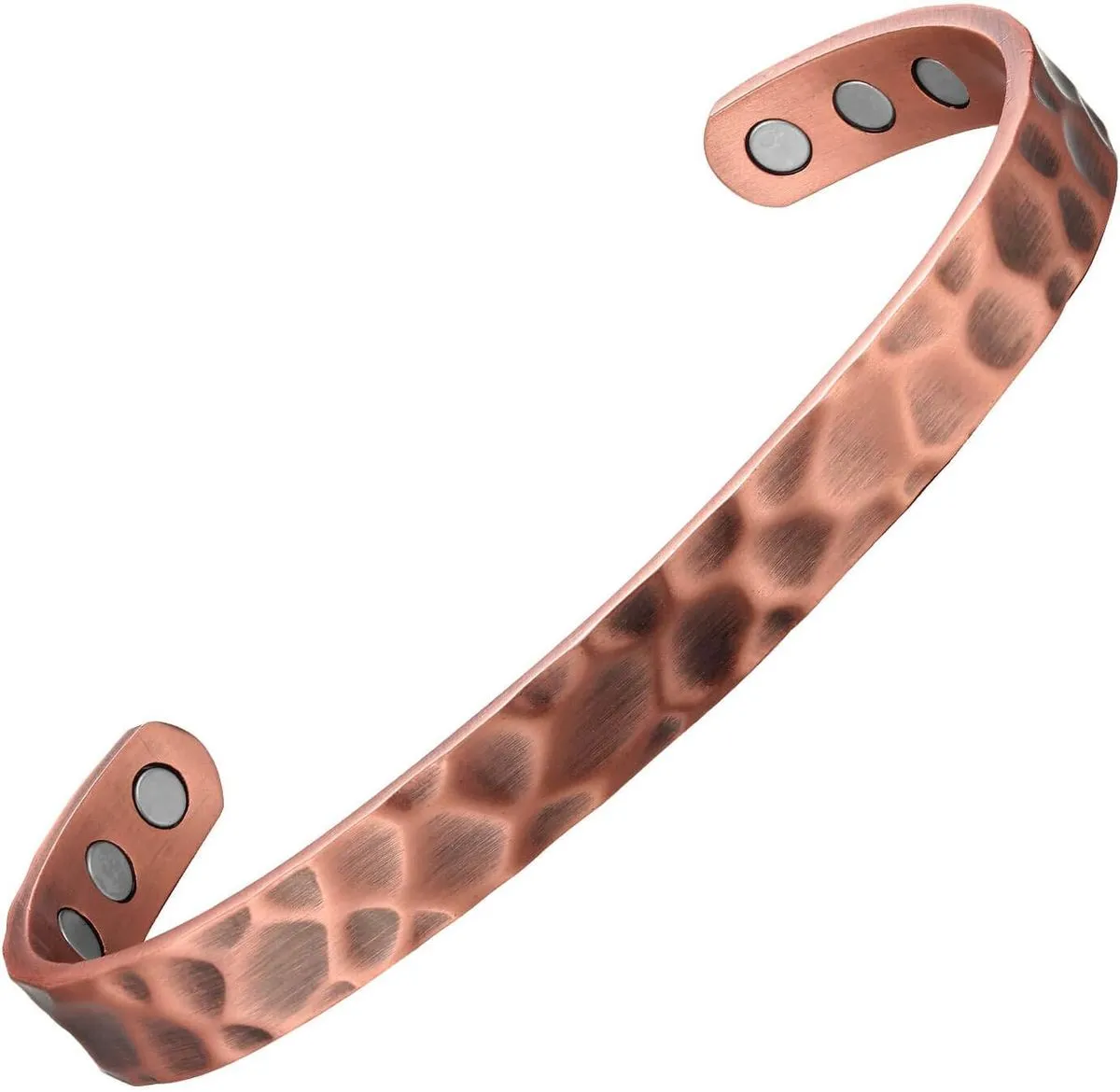 Copper Health Bracelet for Men and Women, Magnetic Pure Copper Bangle