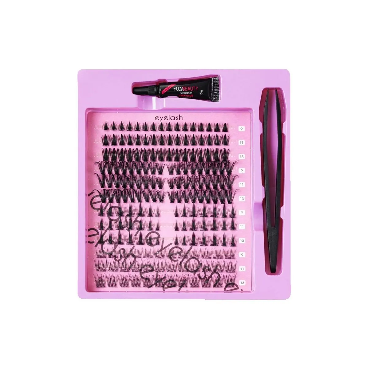 False Eyelashes Set DIY Eyelash Kit - DIY-SET-01P