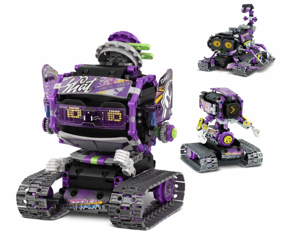 MorFansi 3 in 1 Programmable Block Building Robot Toy Remote APP Controlled