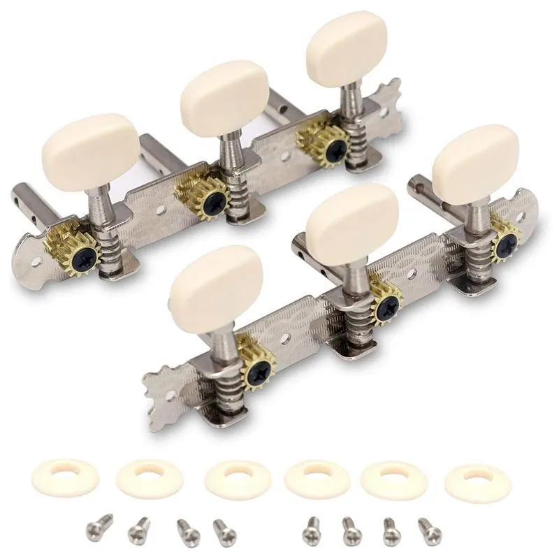 Vintage Guitar Tuning Pegs Gold Plated Machine Tuning Keys 3L 3R