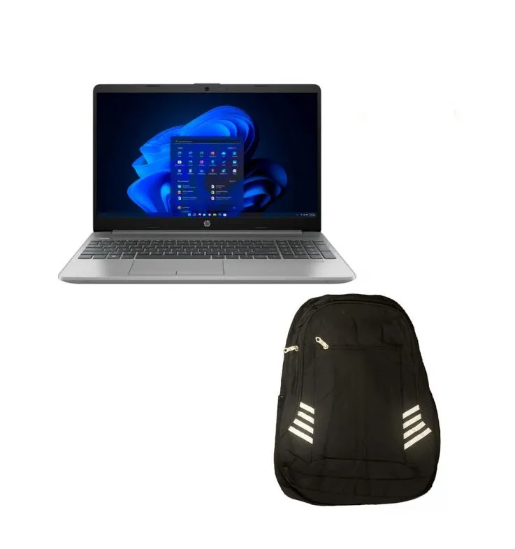 HP 250 G9 N4500 8GB 256GB SSD 15.6-inch FHD Notebook With Backpack - Black