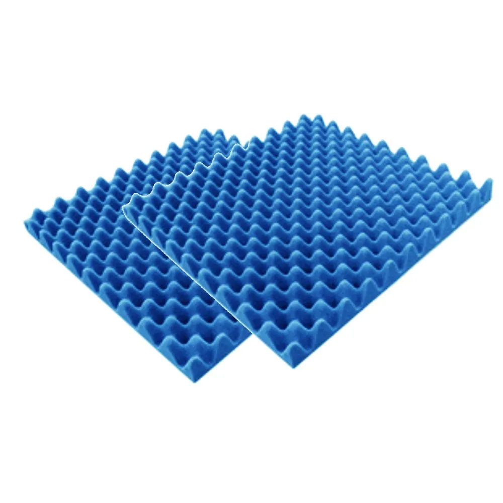 TConvoluted Foam Acoustic Panel 500mmX500mm - ELECTRIC BLUE x2 pack