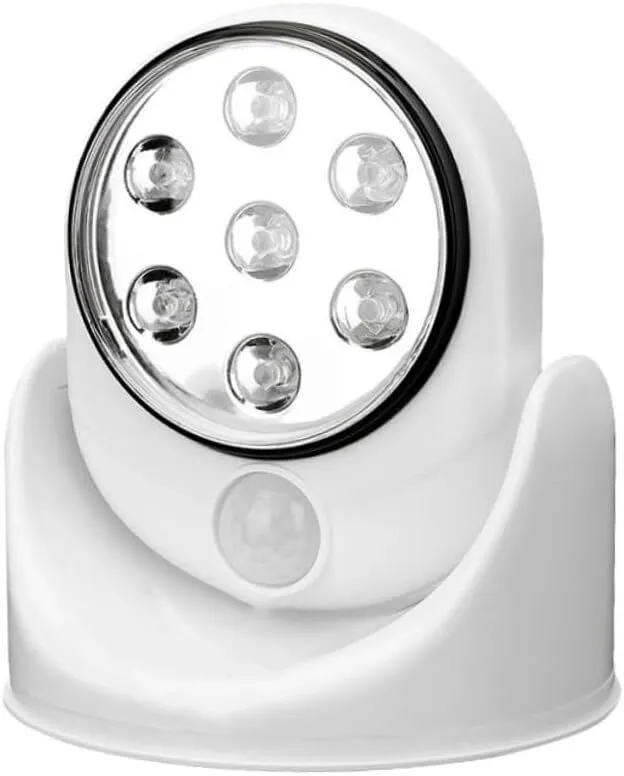 Automatic Sensor Night Light Led Lamp Motion Sensor Rotating Indoor