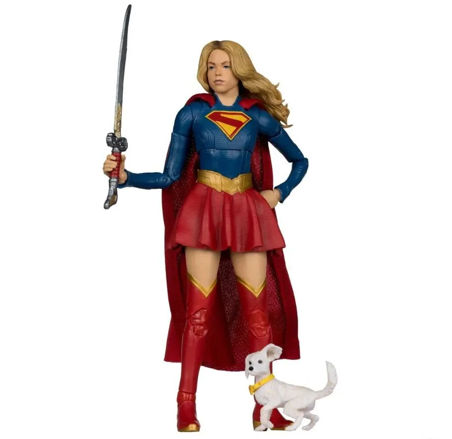 DC Multiverse Deluxe Theatrical Edition Supergirl and Baby Krypto 7" Figure