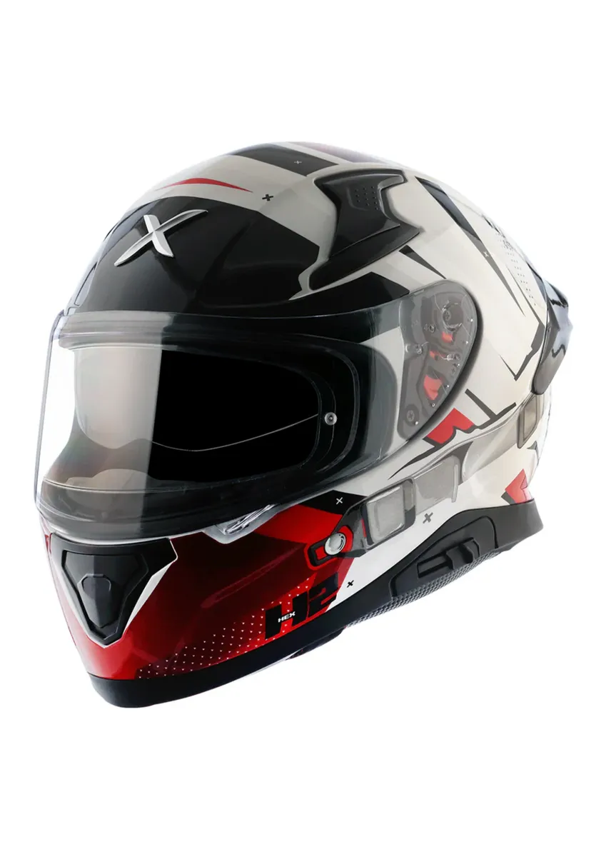 Axor Apex Hex-2 Dual Visor Motorcycle Helmet