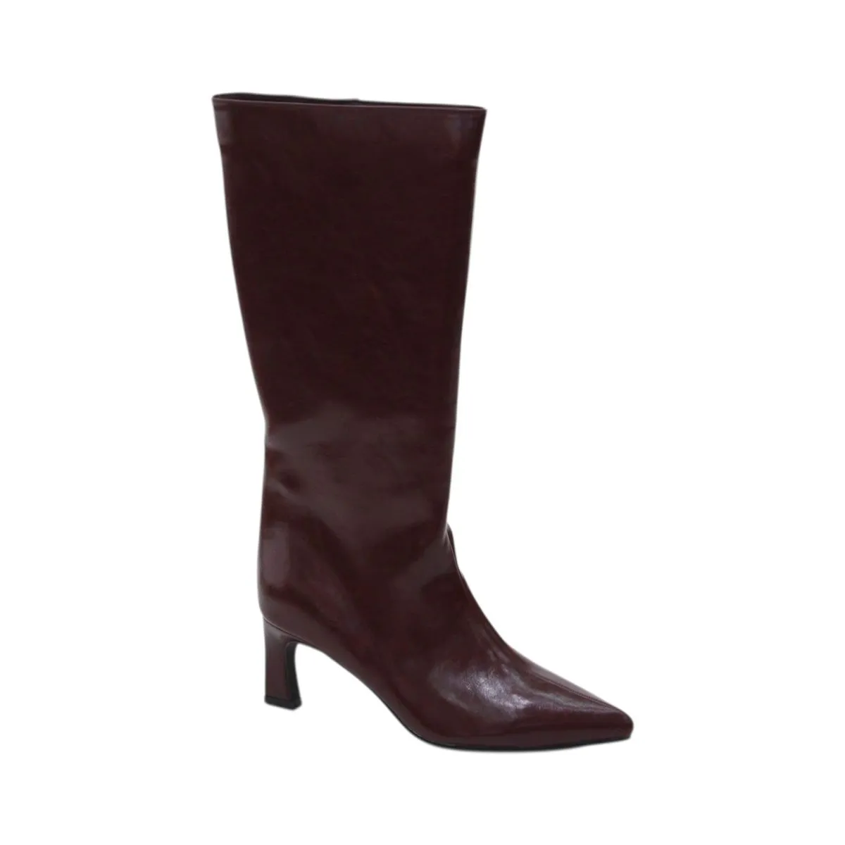 Bogna Pointy Toe Long Boot On 6cm Heel