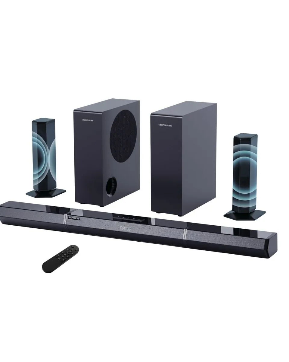 Supersonic 5.2 400W Double Subwoofer Ultra Bass Quantum Soundbar 215B