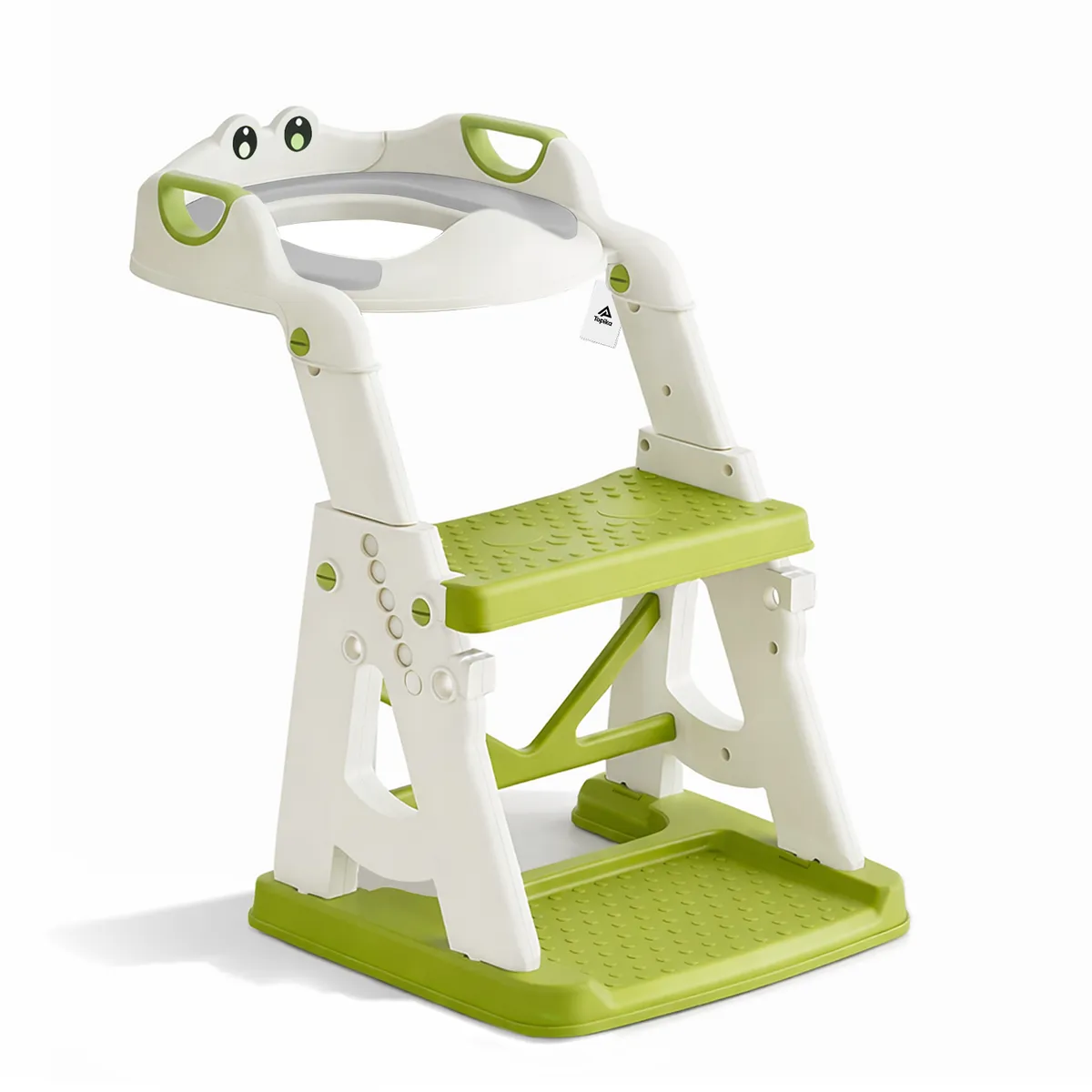 Topika Potty Training Seat Toddler Toilet Seat with Step Stool - Green