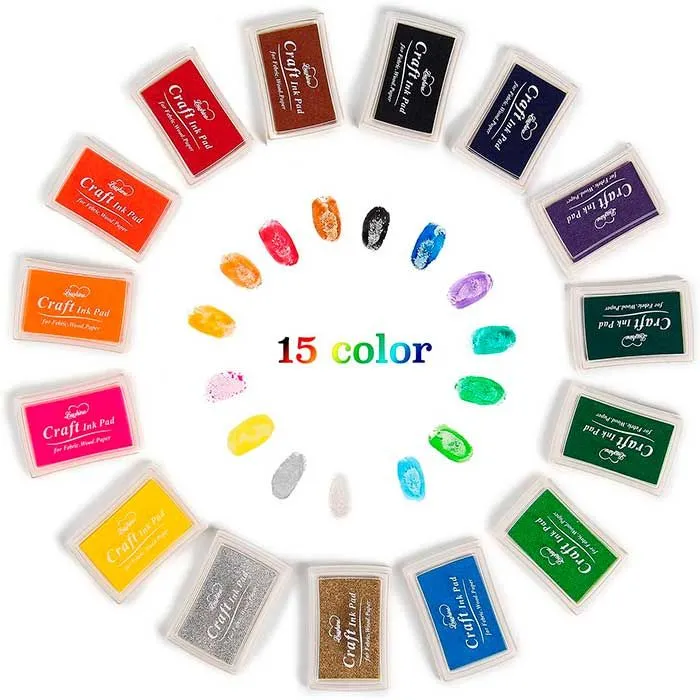 Ink Pad - Set of 15 Colors