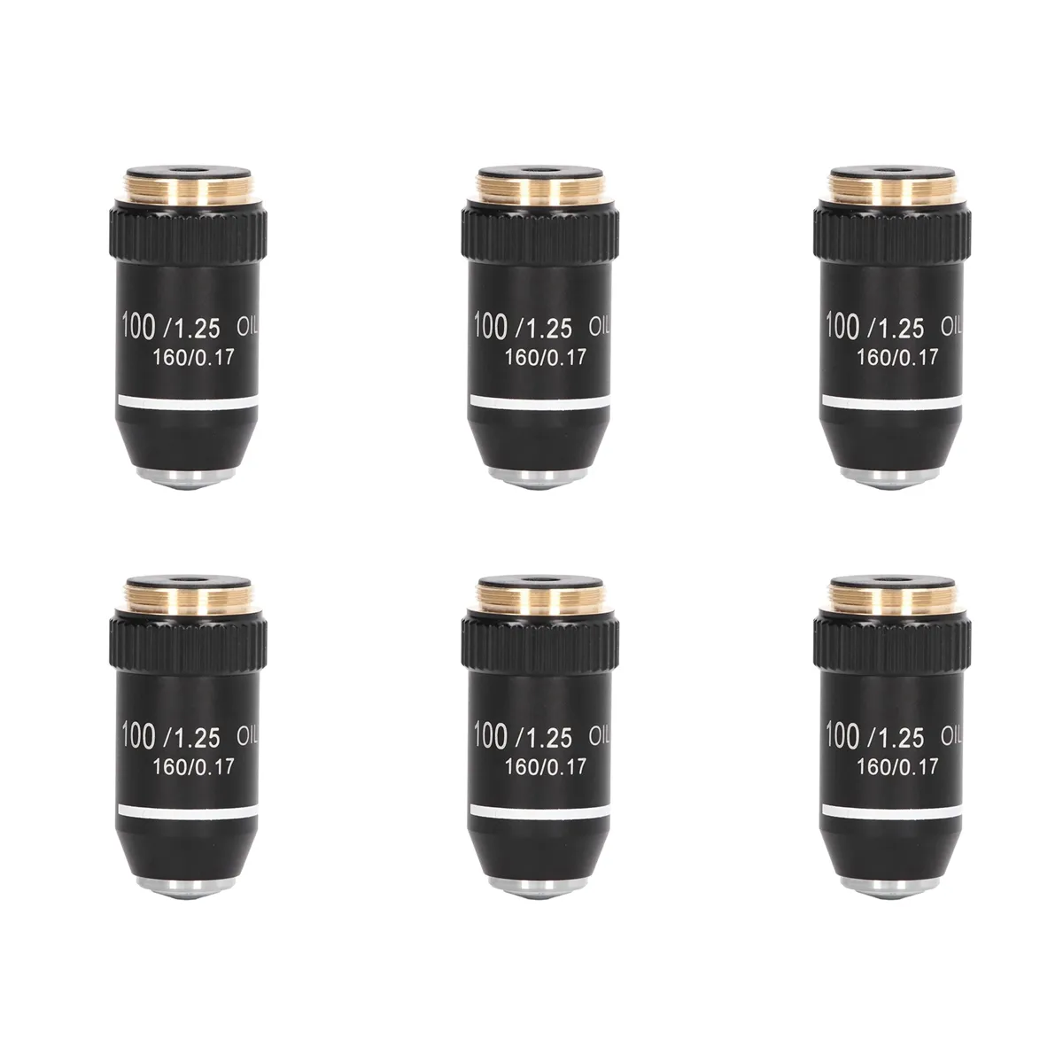 Biological Microscope Lens 195 Achromatic Black Objective Lens