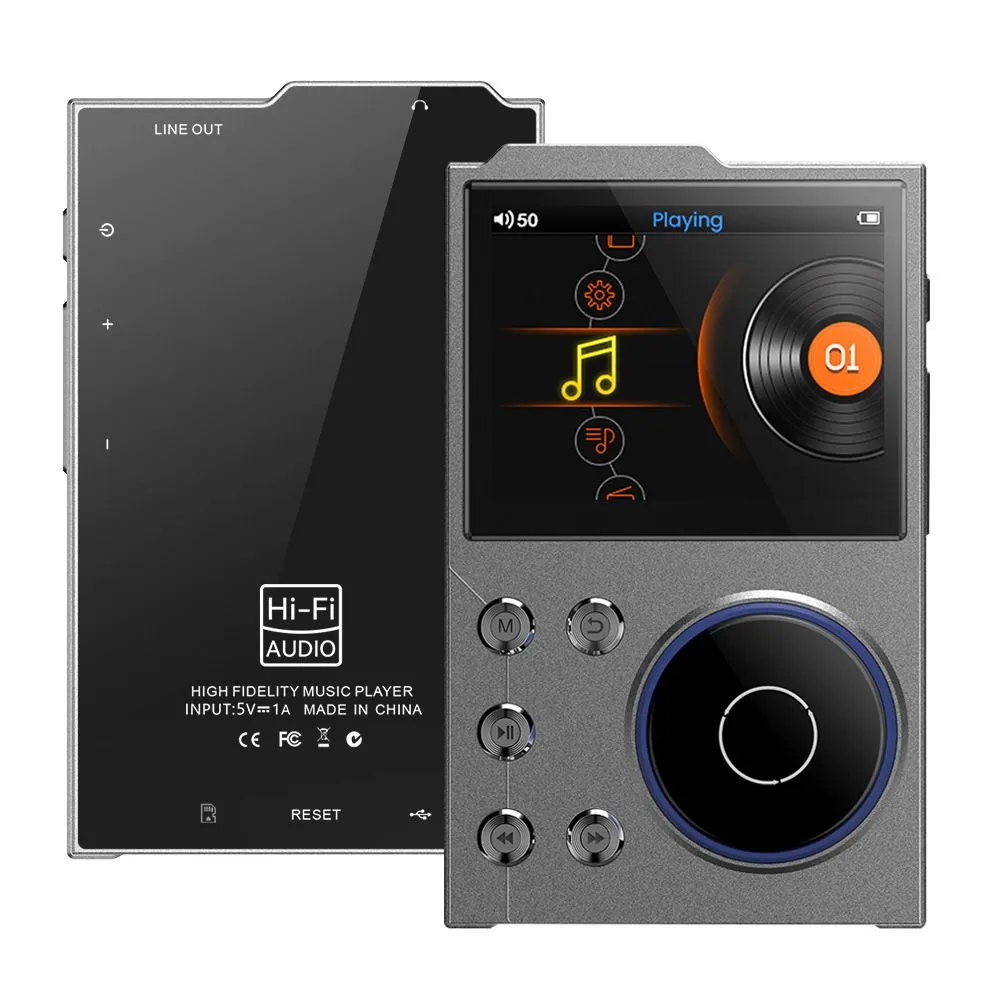 32GB Hi-Fi MP3 Player, 2.4-inch, High-Resolution Portable Audio Player