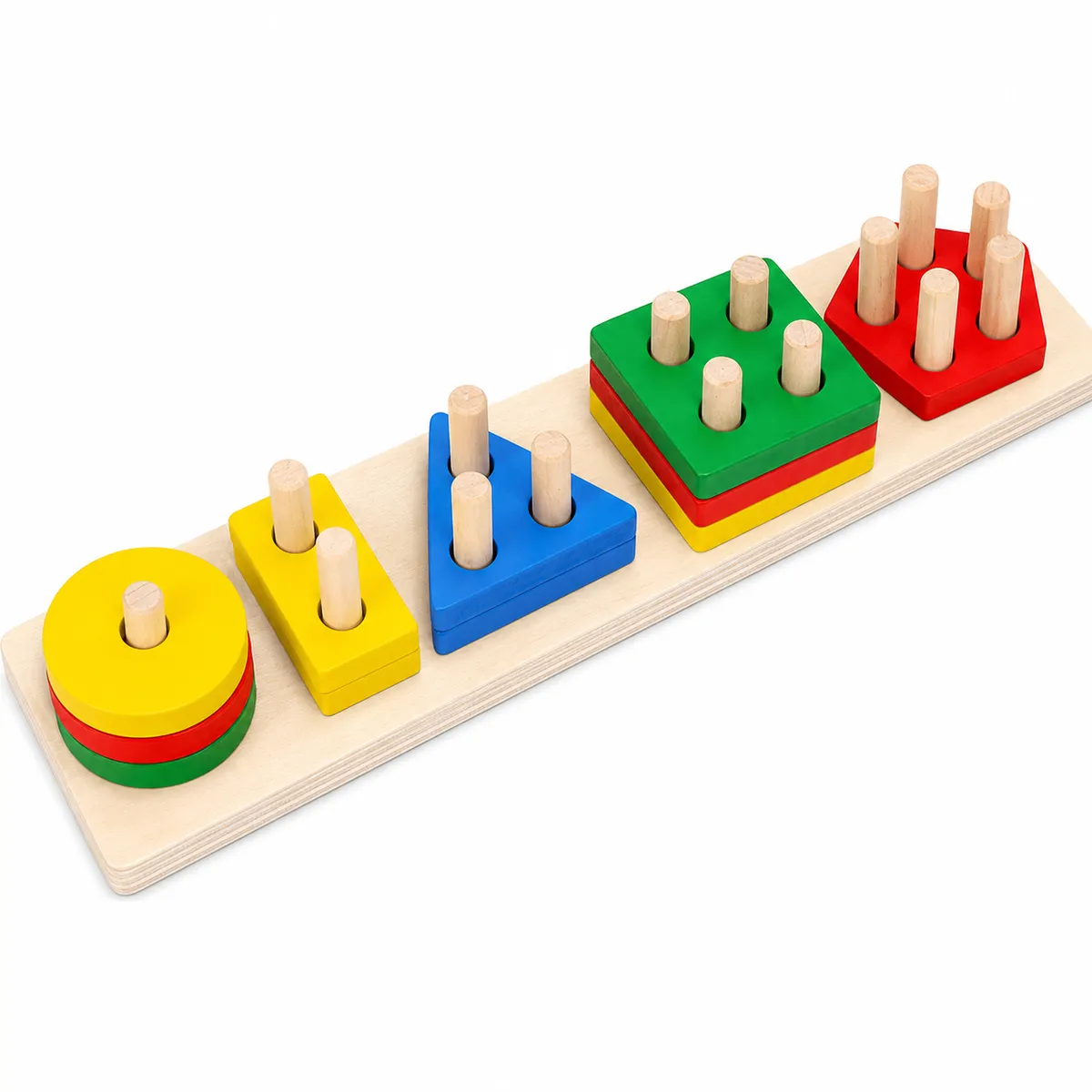 SKY-TOUCH Wooden Sorting & Stacking Toys