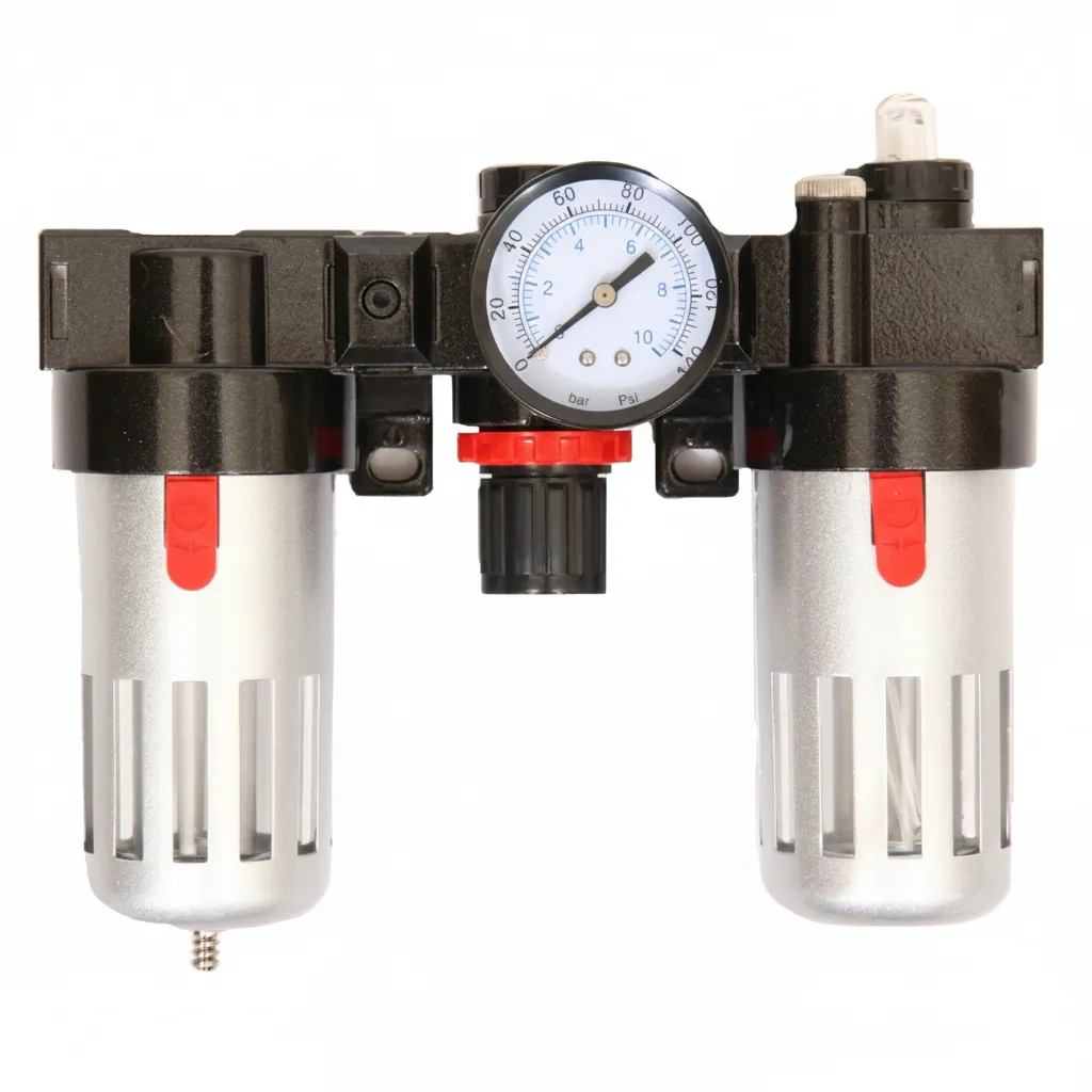 Air Filter Regulator Lubricator 3/8 Inch for Pneumatic Tools