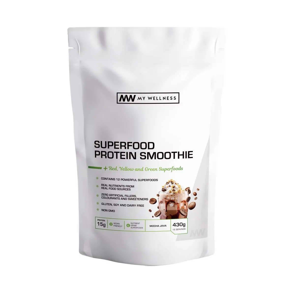 My Wellness Superfood Protein Smoothie 430g - Mocha Java