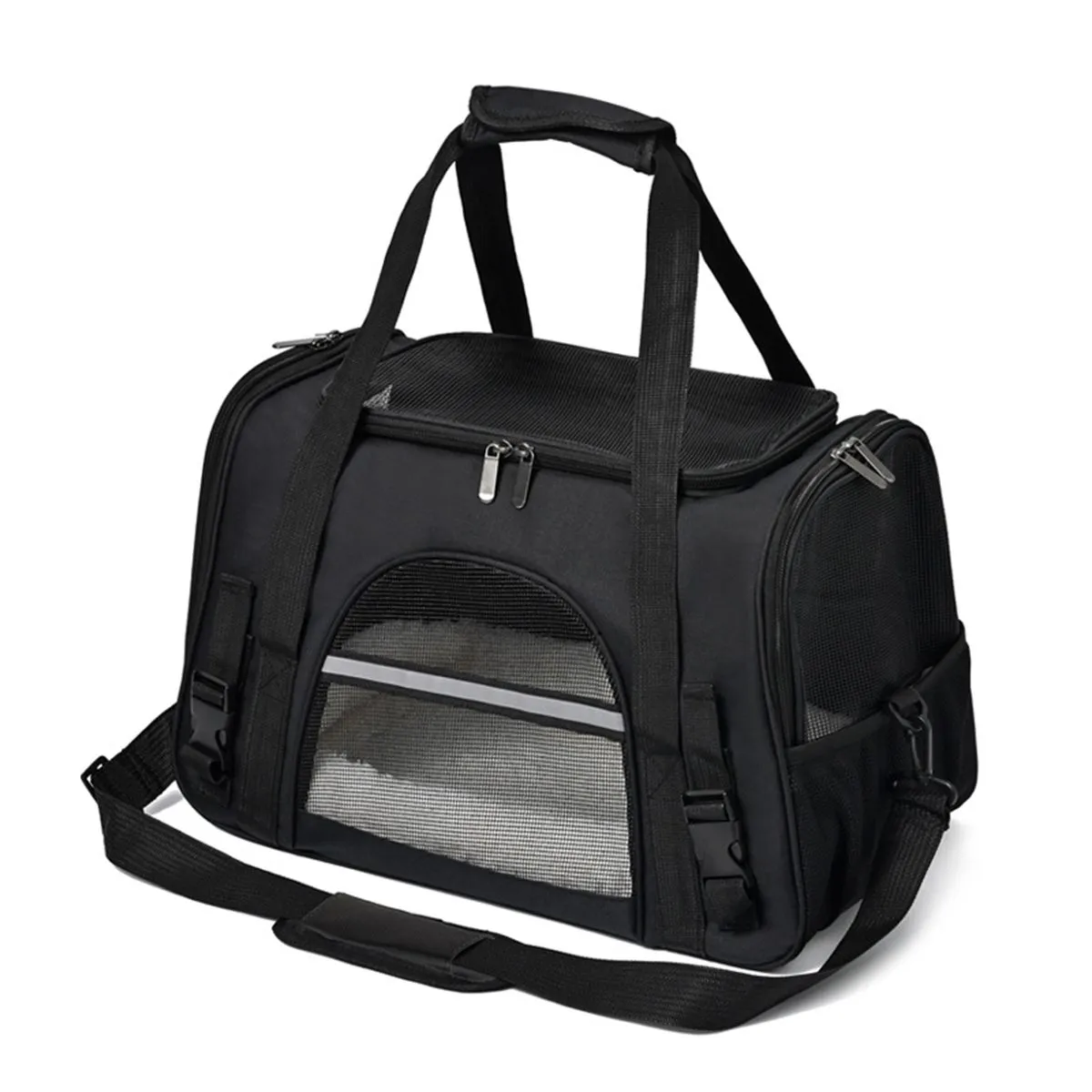 Soft Side Backpack Pet Carriers Travel Bags Transport For Dogs/Cats