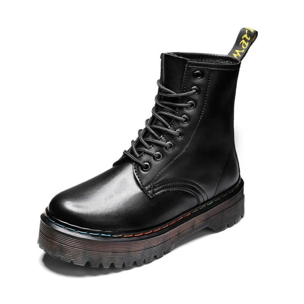 Volamor - EVA Lace Up Winter Boots for Women - Black