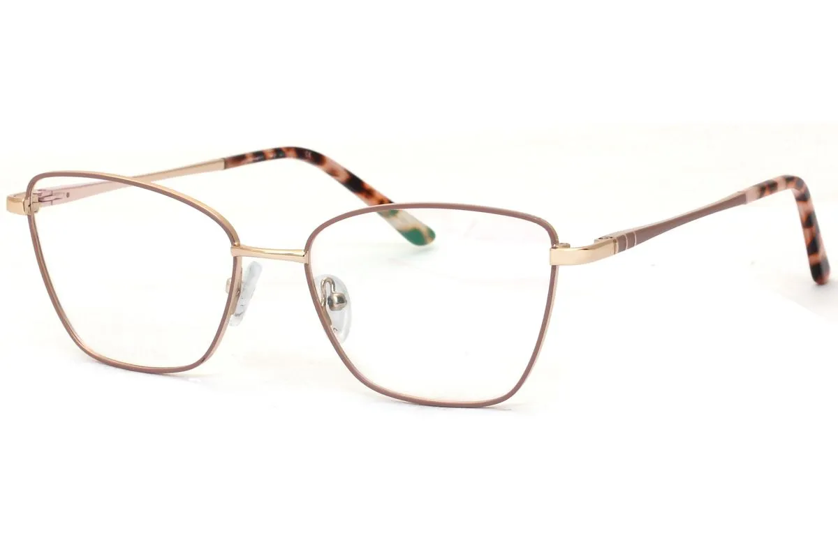 Aweh Eyewear Blue Light Blocking Glasses for Computer/Phone/TV: SL459 - Beige & Gold