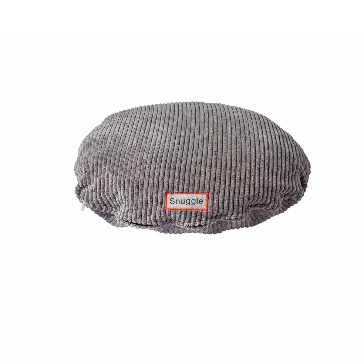 Snuggle Round Corduroy Pet Beds for Dogs & Cats - Comfortable & Stylish - GREY