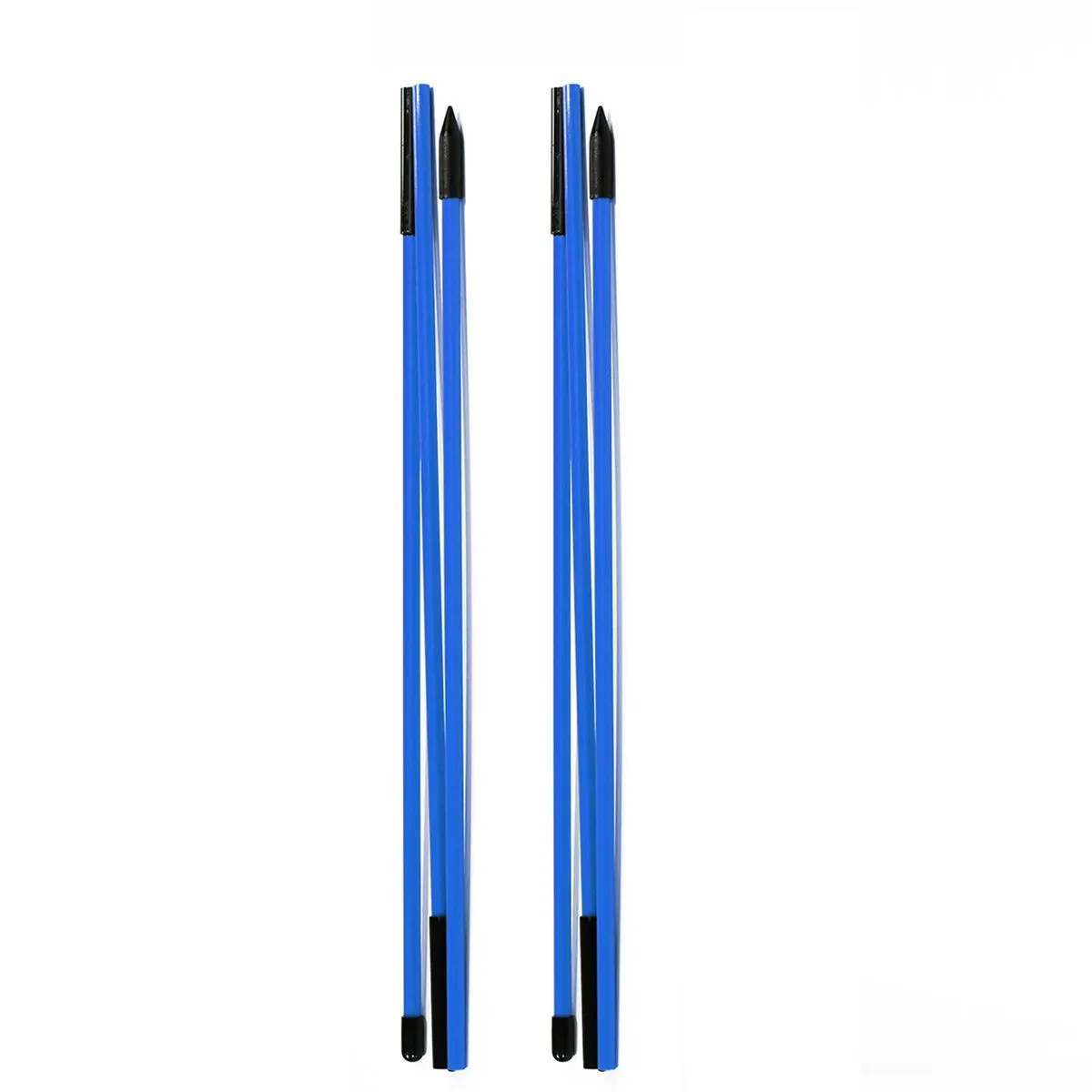 2-Pack Golf Alignment Sticks, Foldable Alignment Stick Golf Aid - Blue