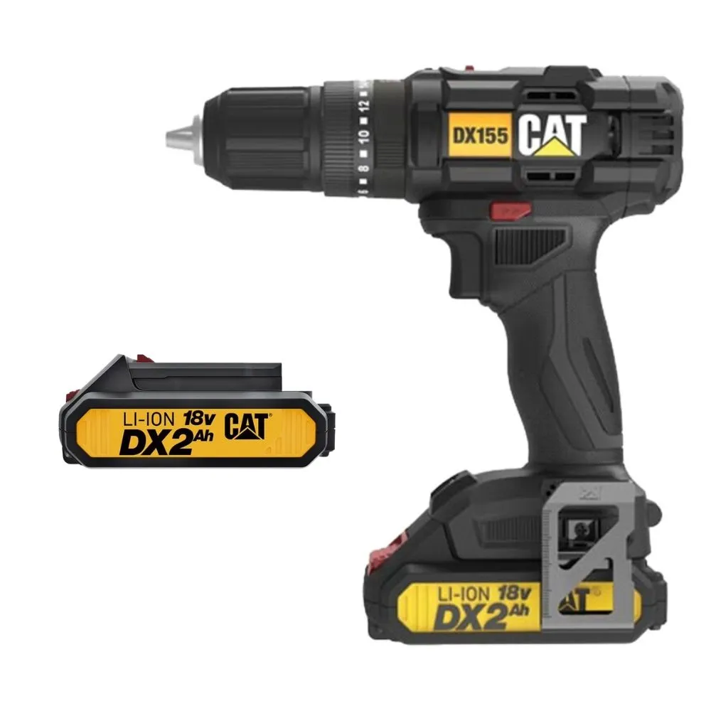 CAT Impact Drill Kit 18V, Li-Ion 2x2.0Ah, charger