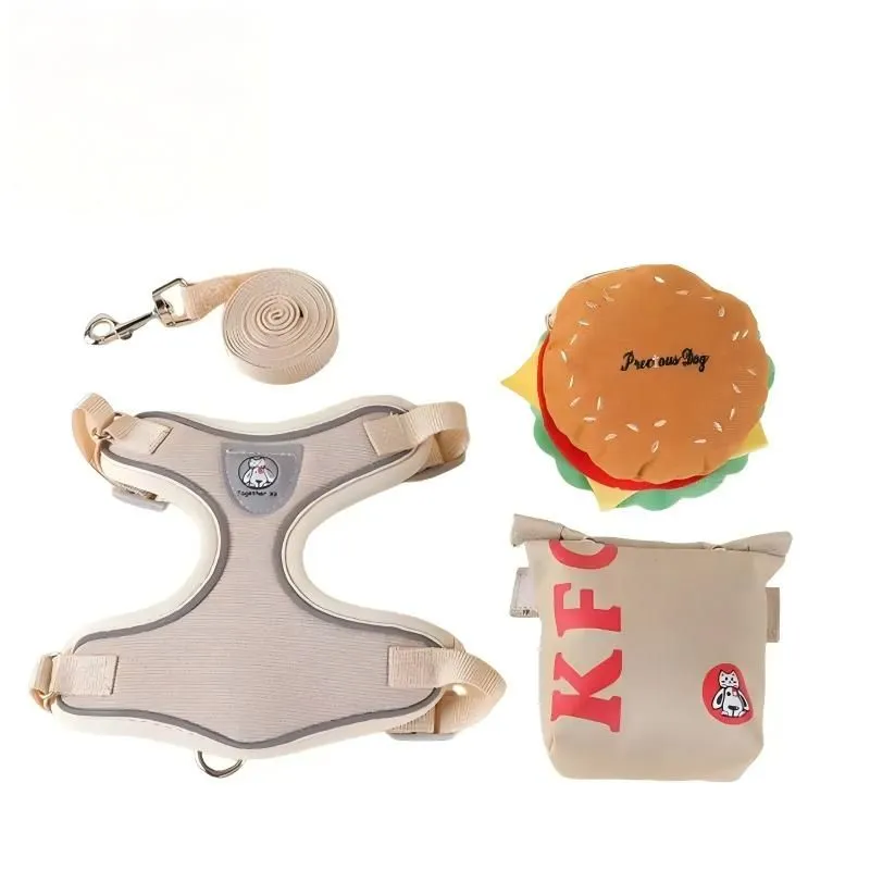 Dog leash, pet carrier, backpack pet clothes