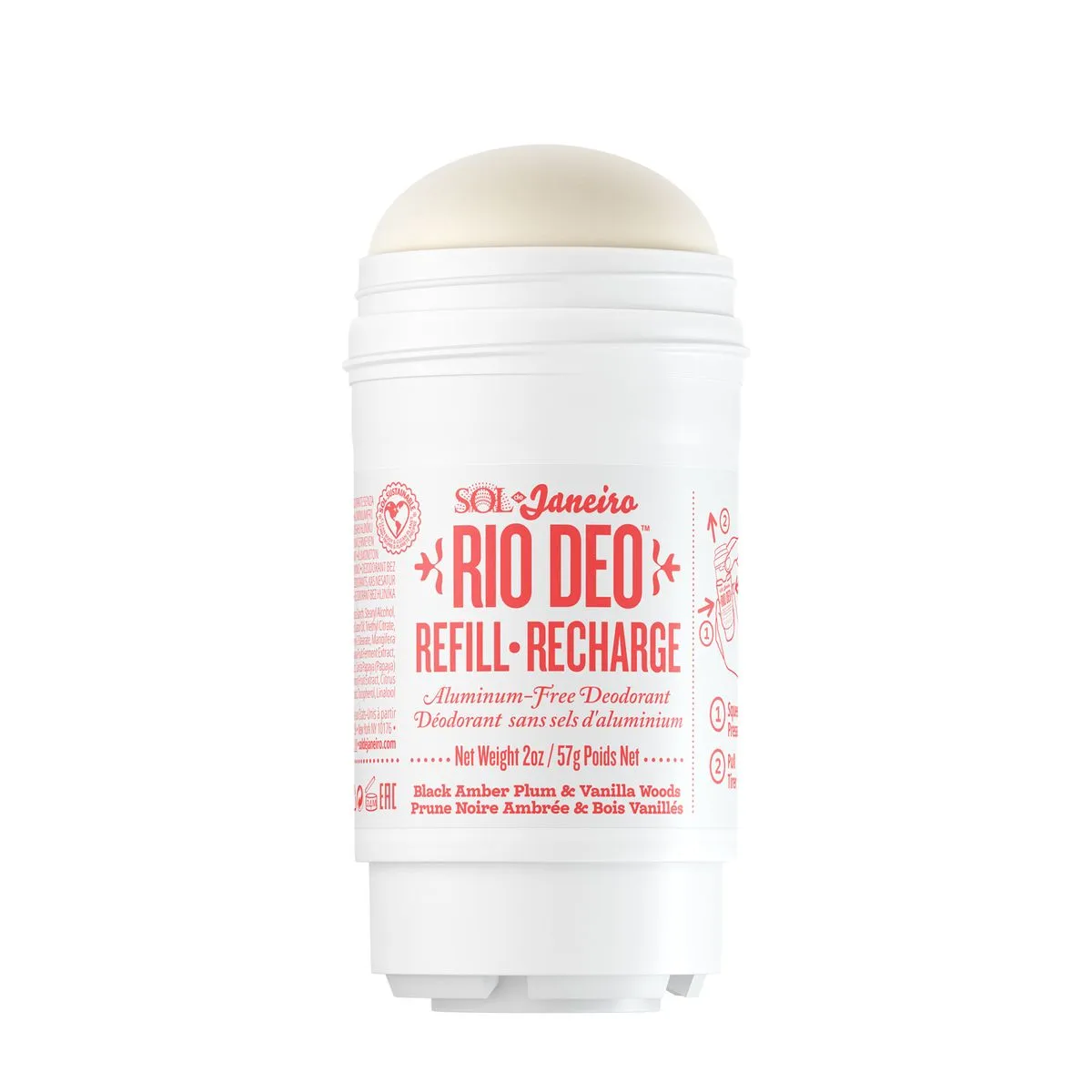 Sol de Janeiro Rio Deo Aluminum-Free Deodorant Cheirosa 40 Refill 57g