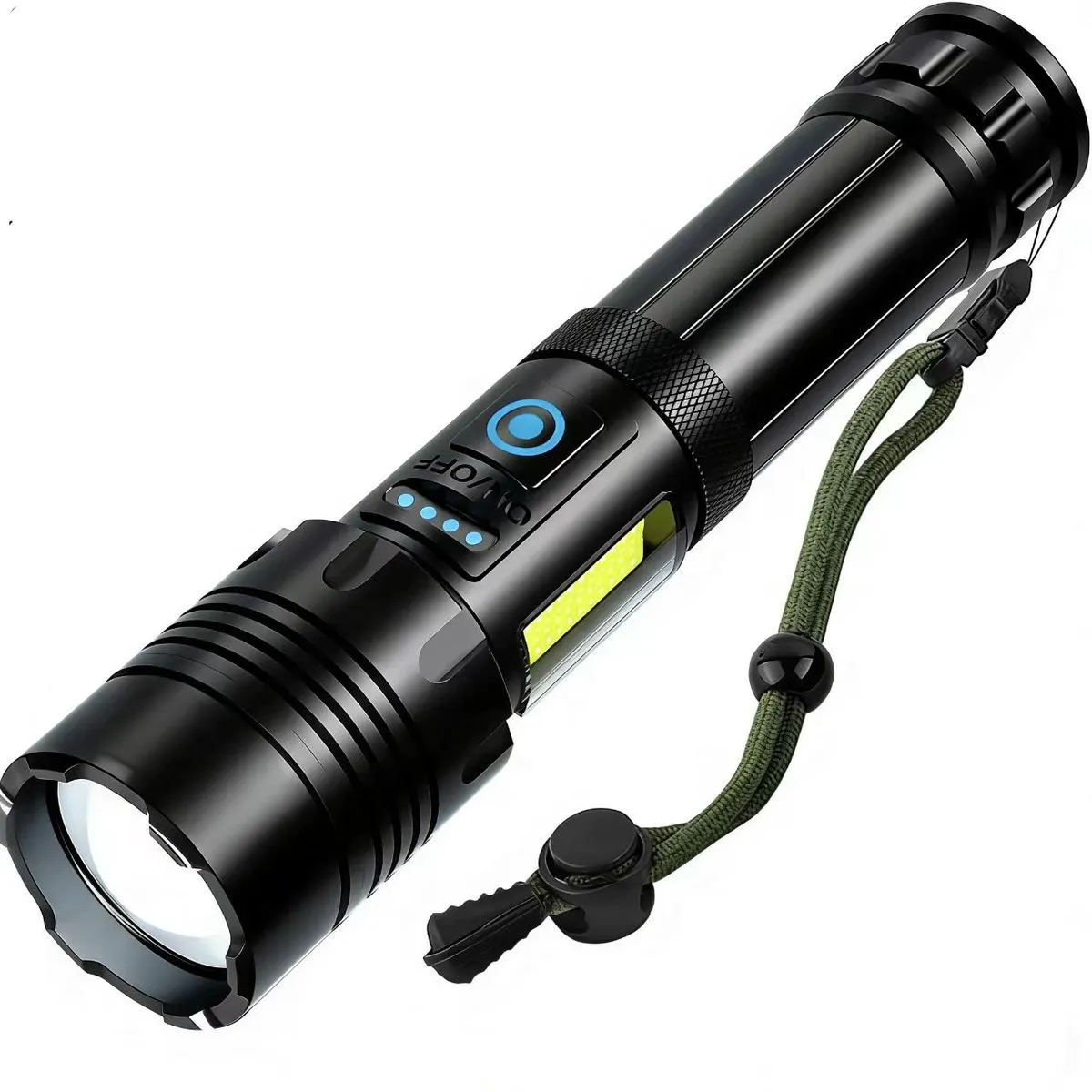 25W Torches LED Super Bright - 7 Modes, 100000LM Rechargeable Torch