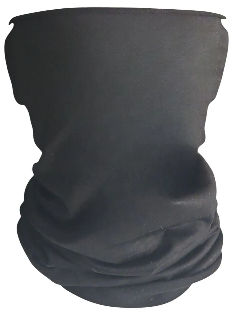 Neck Face Gaiter Multifunctional Head Neck Wear - Black