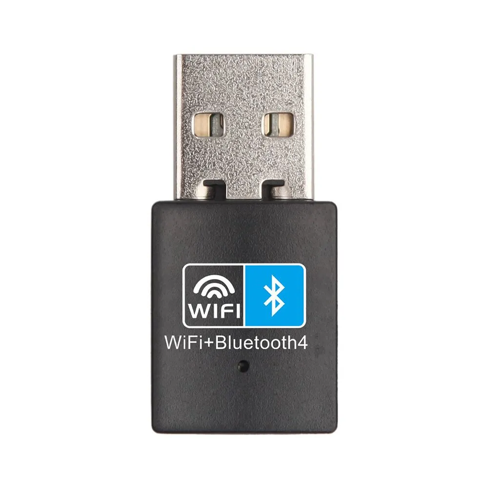 USB WiFi Bluetooth Adapter 150Mbps 2.4Ghz PC Laptop & Desktop - 150M+BT4.0