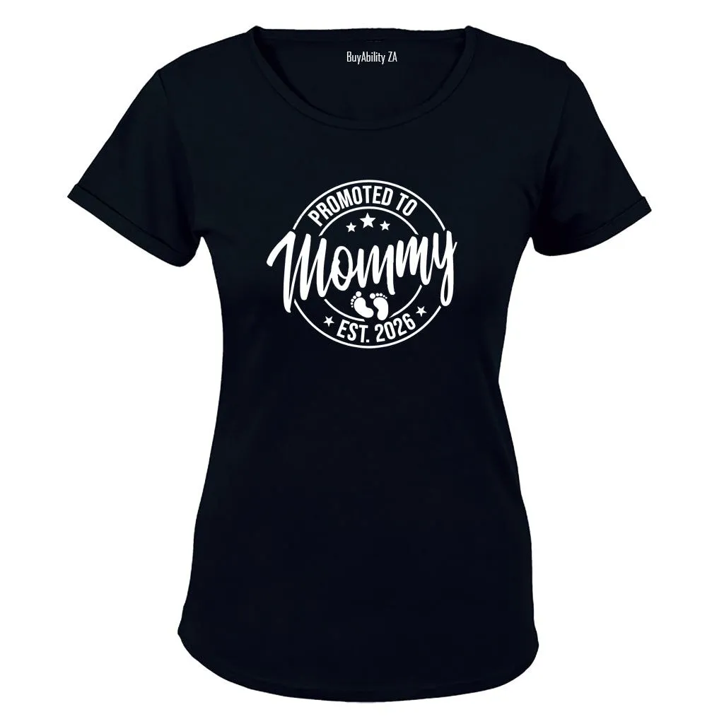Promoted to Mommy 2026 - Ladies - T-Shirt