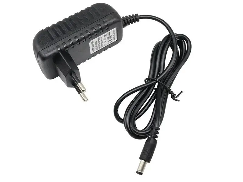 Plug & Play 12V 2A DC Adapter: Compact Design for 5.5x2.5mm Devices