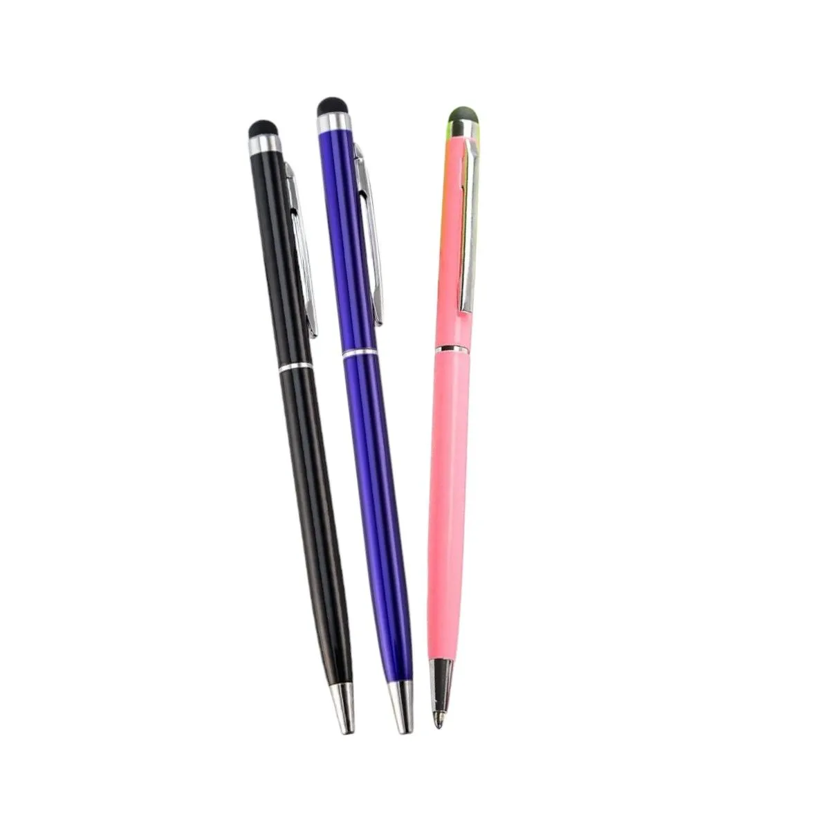 CTDW Pack of 3 Stylus Pens For Touch Screens-Pink,Black & Blue