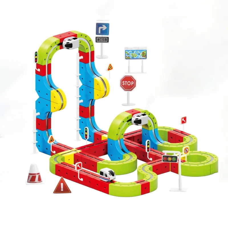 149-piece DIY Magnetic Electric Track Train Toy for Children