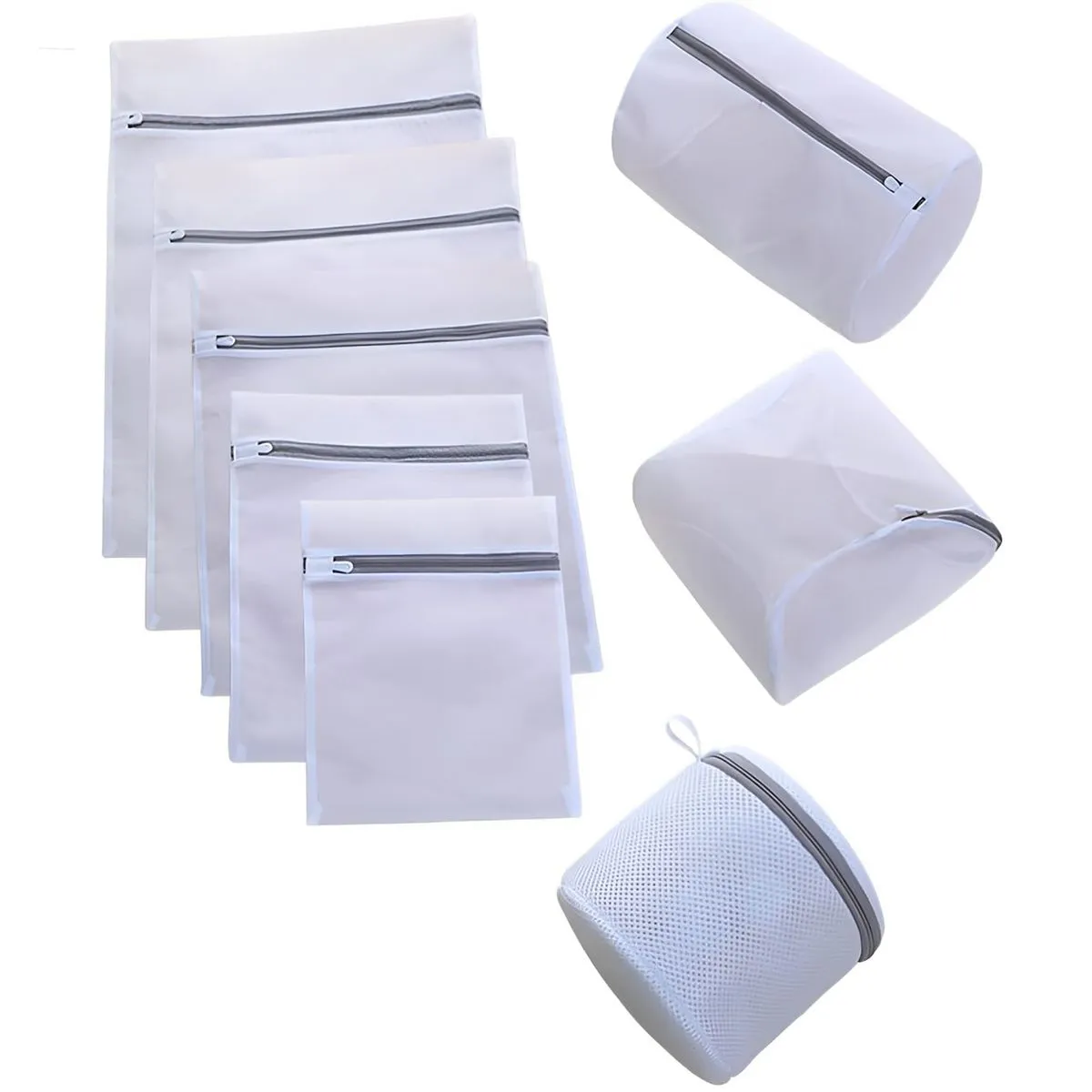 Mesh Laundry Bag Clothing Wash Bag for Clothes Bra Underwear - 8 Piece