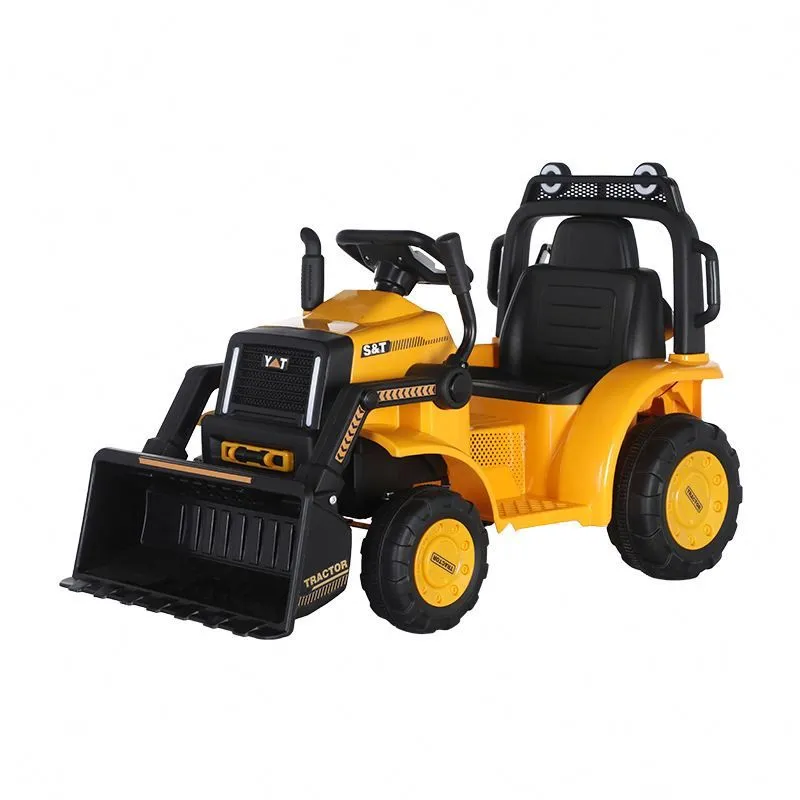 Kids Construction Ride-On Vehicle (Yellow)