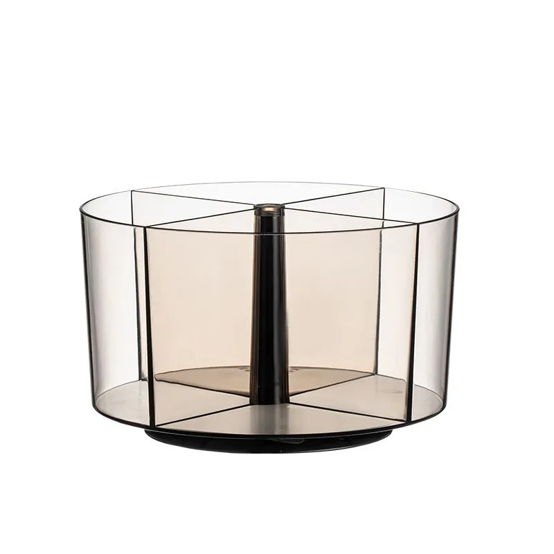 Rotating Holder Luxury High-end Office Desktop Pen Container Acrylic - Small Princess Pink