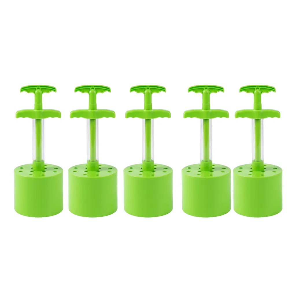 5 Pack - Children's Versatile Mold Press Beach Toy - Green