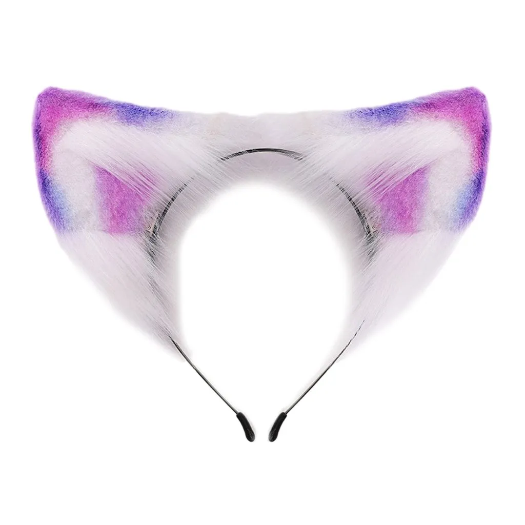 1PC Fluffy Cosplay Ear Headband - 6