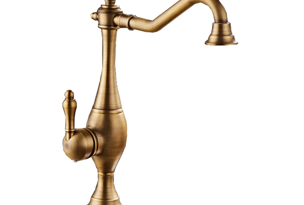 Trendy Taps Premium Deck Mounted / Large Brass Spout Mixer With Swivel