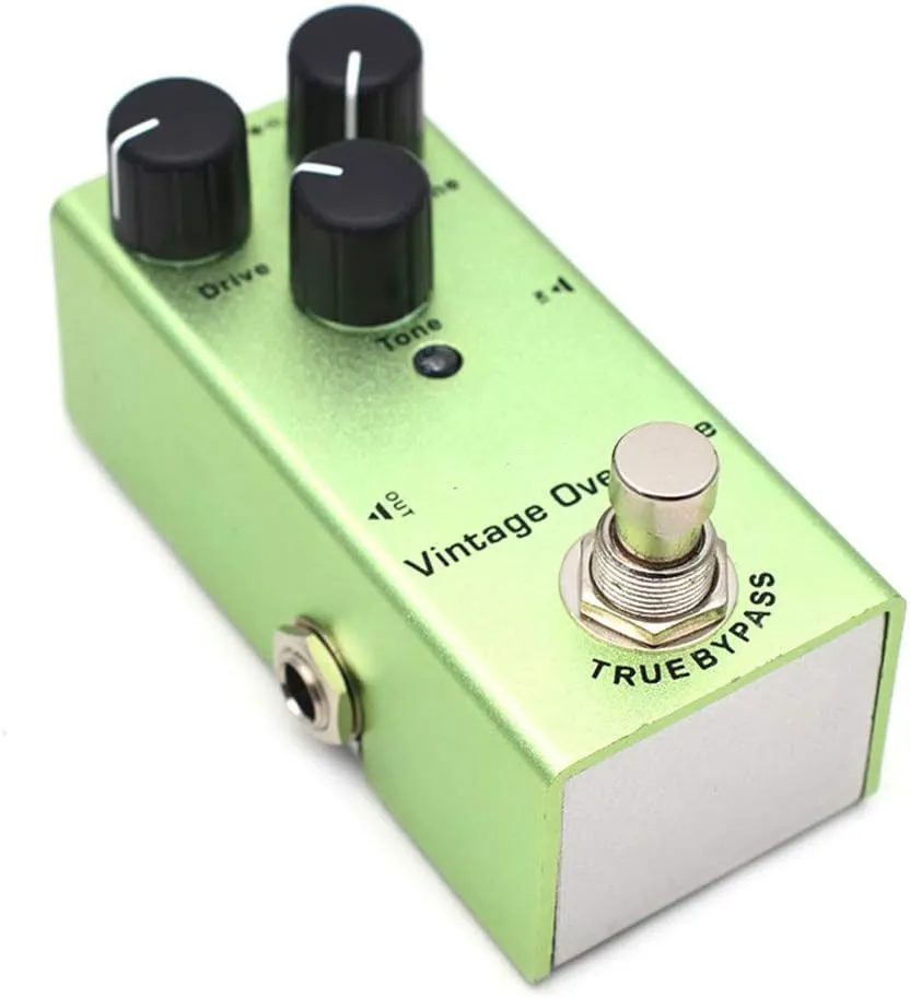 Classic Chorus Guitar Effects Pedal Single Type Dc 9V with True By - Light Green